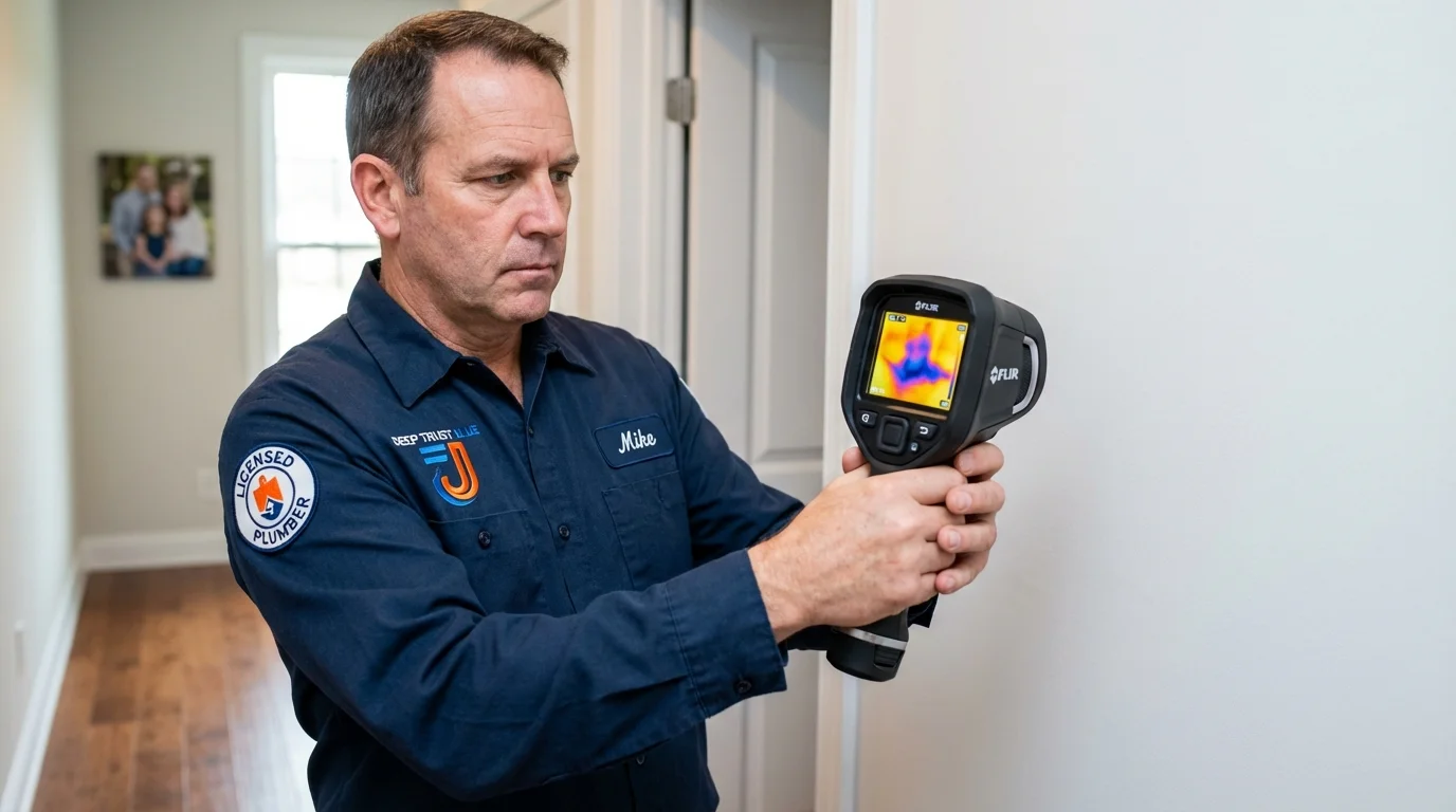 Thermal imaging leak detection by Johns Plumbing LLC in Chino